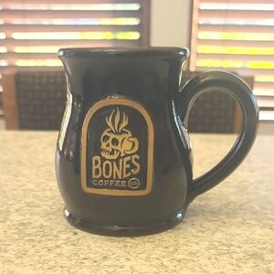 Deneen Pottery Bones Coffee Black Mug